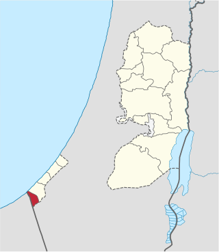 In red is Rafah