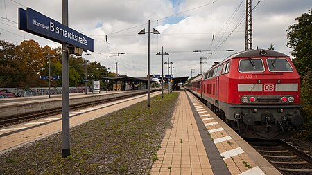 Railroad Station Bismarckstrasse Hanover Germany 03