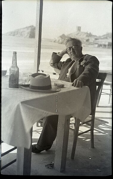 File:Reşad Ekrem Koçu at a table.jpg