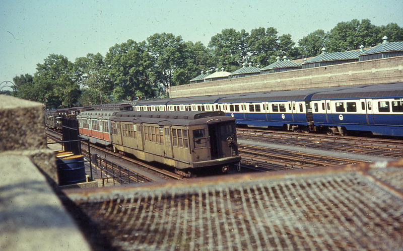 File:Red Line cars at MBTA Eliot Shops in 1967.jpg