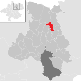 Poloha obce Reichenau im Mühlkreis v okrese Urfahr-okolie (klikacia mapa)
