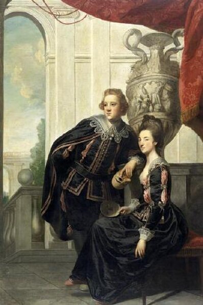 Sir Watkin Williams-Wynn and, his first wife, Lady Henrietta Somerset, by Sir Joshua Reynolds
