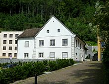 Rheinbergers Geburtshaus in Vaduz: das Rheinbergerhaus