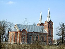 Catholic church in Riebiņi