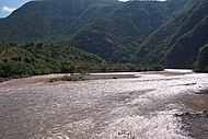 El río Bolaños en su unión al río Santiago