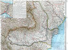 A Román Királyság térképe 1901-ből