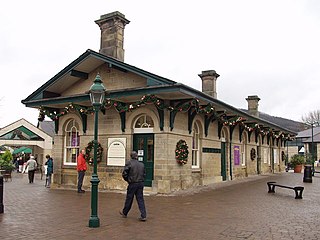 Rowsley railway station Former railway station in Derbyshire, England