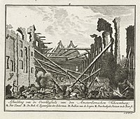 Ruïne van de Amsterdamse Schouwburg, 1772
