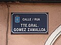 Teniente General Gómez Zamalloa Calle