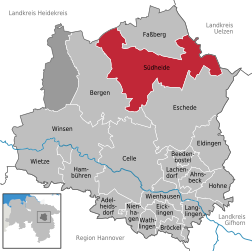 Sudheide - Carte