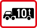 Applies to goods vehicles exceeding 10 tonnes GVM