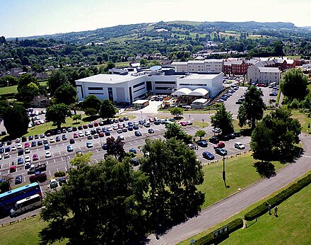 Kite aerial photo of South Gloucestershire and Stroud College