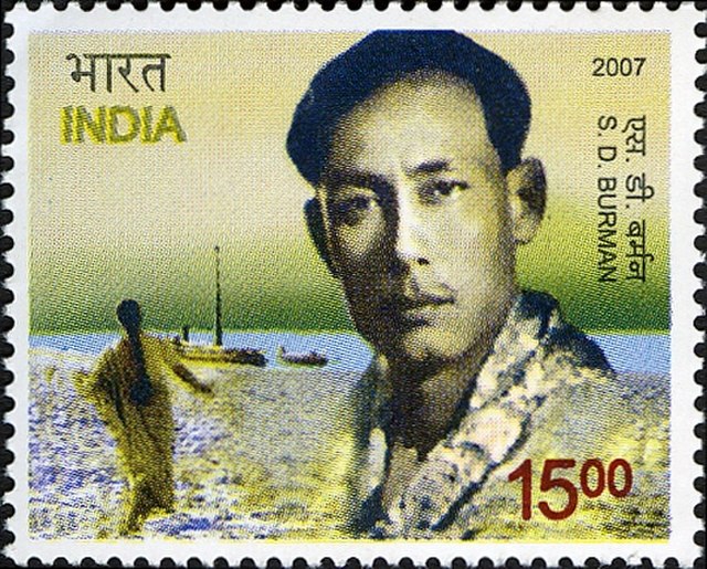 Burman on a 2007 stamp of India, commemorating his 101st birth anniversary