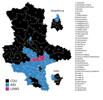 Élections régionales de 2016 en Saxe-Anhalt