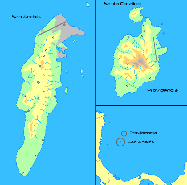 File:San Andres y Providencia Map.png