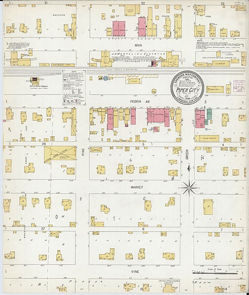 File:Sanborn Fire Insurance Map from Piper City, Ford County, Illinois. LOC sanborn02093 001.jpg