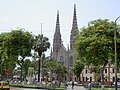 "Iglesia San José" in front of the "Parque San José" in Jesús María.