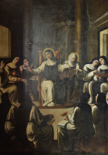 Santa Paula Instruindo as Monjas (séc. XVII) - André Reinoso (Mosteiro dos Jerónimos).png