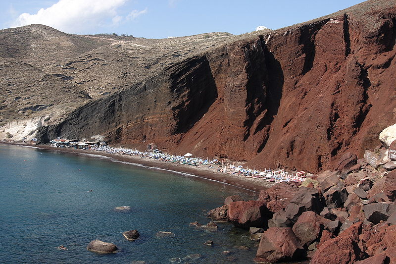 File:Santorini red beach.jpg