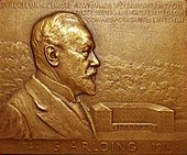 Paul Richer, Saturnin Arloing (1846-1911), medalha de bronze, anverso.