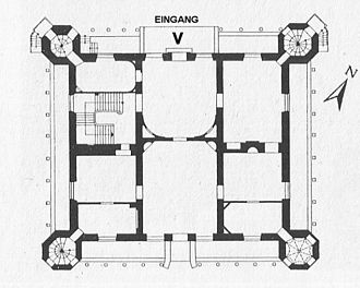 Schloss Ahrensburg, plans. Schloss Ahrensburg Grundriss.jpg