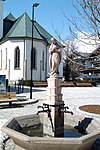 Fountain with Maria Immaculata