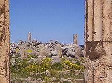 The ruins of Selinus, razed by Carthage around 250 BC Selinunte ruins.jpg