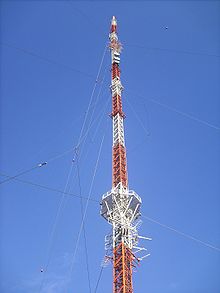 Close-up view at radio mast Langenberg-Hordt Sendemast hordt2.JPG