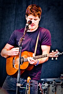 Lakeman performing in Trafalgar Square in April 2009