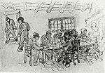 Sheet with Two Groups of Peasants at a Meal f 1588 jh 1954.jpg