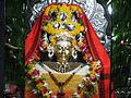 Shri.Siddheshwar in de tempel