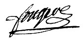 signature de Philibert Fougère