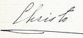 Signature of Prince Christopher of Greece and Denmark (1888-1940) signing as Christo.jpg
