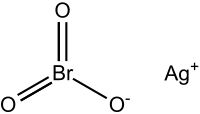 Strukturformel von Silberbromat