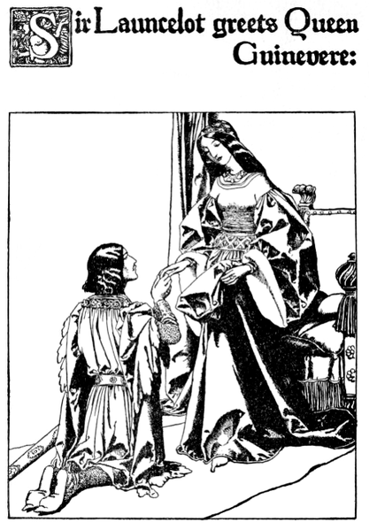 File:Sir Launcelot greets Queen Guinevere.png