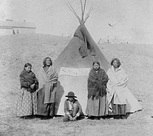 The family of the Lakota man Sitting Bull, photographed in 1891 Sitting Bull's Family - 1891.jpg