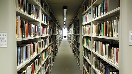 Social Science Library shelving