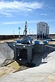 Soyuz-2.1a launch vehicle carrying spacecraft Mikhail Lomonosov at the launch pad at Vostochny Launch Centre 2.jpg