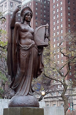 <i>Spirit of Music</i> (sculpture) Sculpture by Albin Polasek in Chicago, Illinois, U.S.