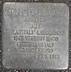 Stolperstein Großneumarkt 38 ​​(Bernhard Liepmann) in Hamburg-Neustadt.JPG