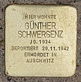 Günther Schwersenz, Platz der Vereinten Nationen, Berlin-Friedrichshain, Deutschland