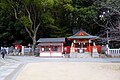 Structures at the Ikuta Shrine.
