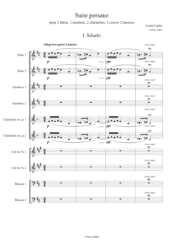 Inicio de la partitura