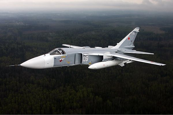A Su-24 in flight (2009)