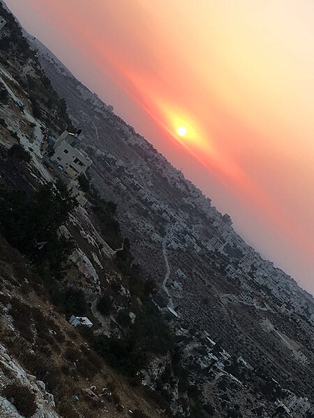 File:Sunset in Hebron.jpg