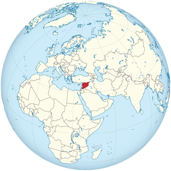 File:Syria on the globe (Syria centered).svg