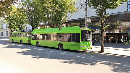 Škoda 14Tr and Solaris Trollino 12S trolleybuses