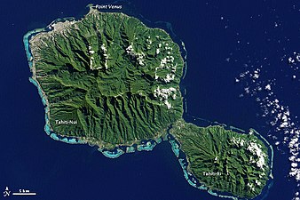 Tahiti – hlavní ostrov Fr. Polynésie