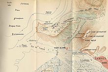 Map depicting the operations at Tamsui in October Tamsui-Garnot-1894.jpg