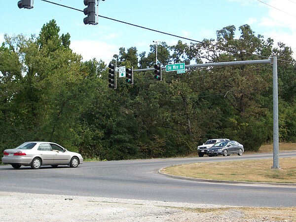 Old Wire Road intersects AR 265 in Fayetteville.